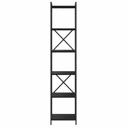 Bücherregal Schwarze Eiche 40 x 30 x 188 cm Holzwerkstoff