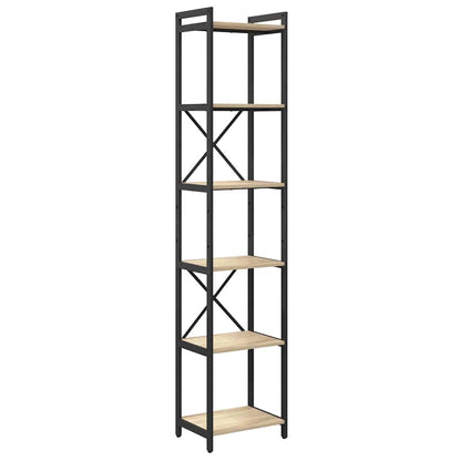Bücherregal Sonoma Eiche 40 x 30 x 188 cm Holzwerkstoff