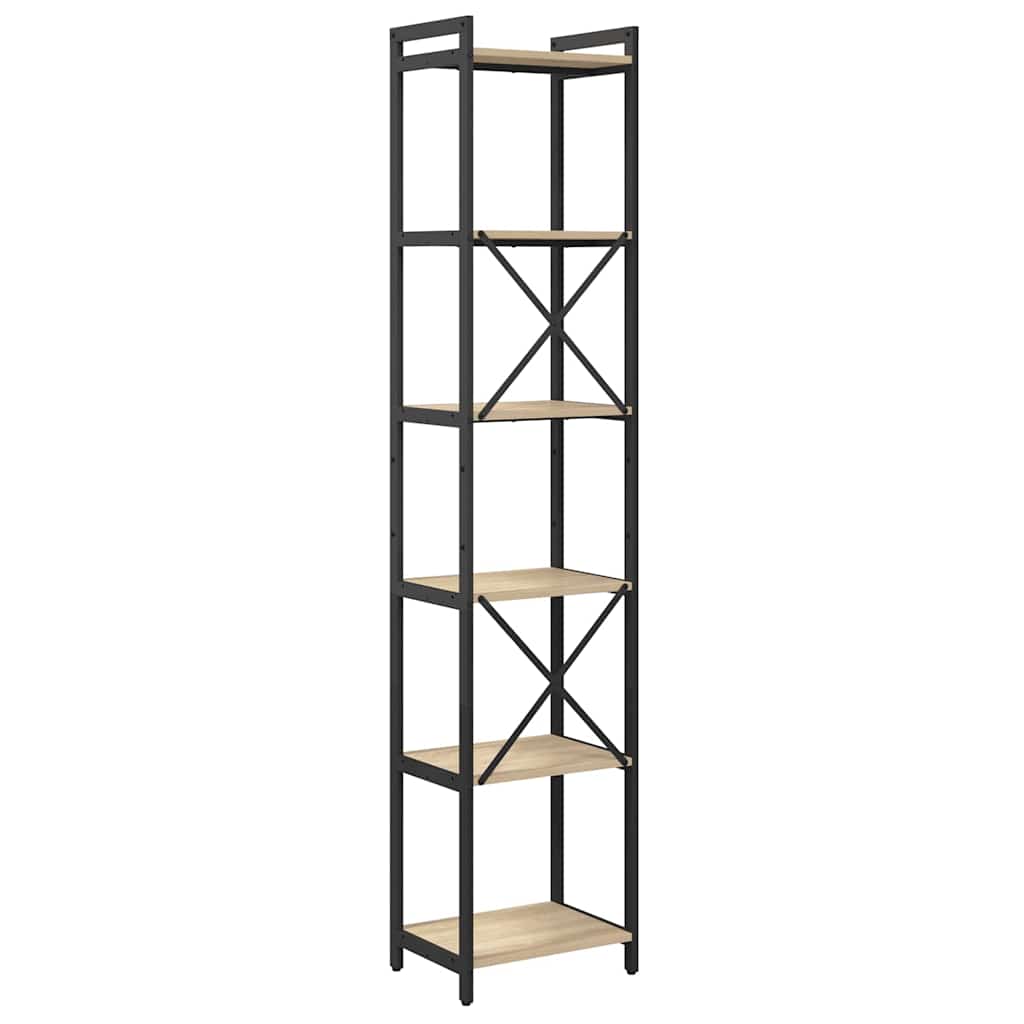 Bücherregal Sonoma Eiche 40 x 30 x 188 cm Holzwerkstoff