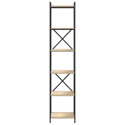 Bücherregal Sonoma Eiche 40 x 30 x 188 cm Holzwerkstoff