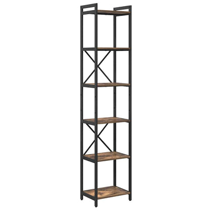 Bücherregal Räuchereiche 40 x 30 x 188 cm Holzwerkstoff