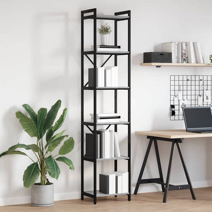 Bücherregal Grau Sonoma 40 x 30 x 188 cm Holzwerkstoff