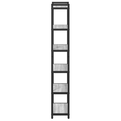 Bücherregal Grau Sonoma 40 x 30 x 188 cm Holzwerkstoff