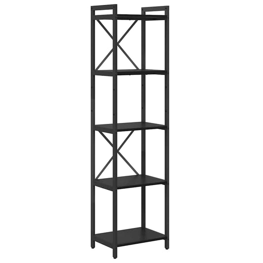 Bücherregal Schwarze Eiche 40 x 30 x 153 cm Holzwerkstoff