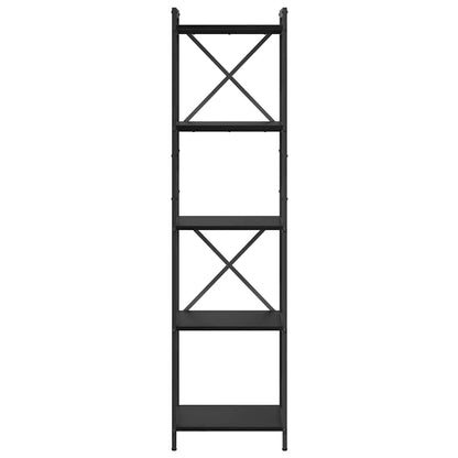 Bücherregal Schwarze Eiche 40 x 30 x 153 cm Holzwerkstoff