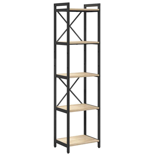 Bücherregal Sonoma Eiche 40 x 30 x 153 cm Holzwerkstoff