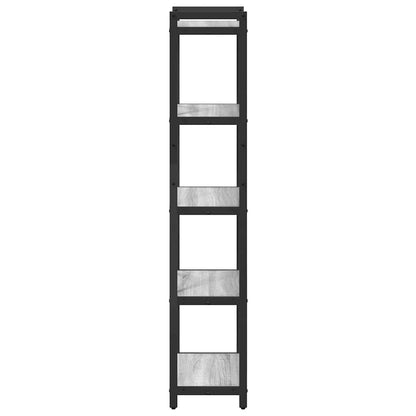 Bücherregal Grau Sonoma 40 x 30 x 153 cm Holzwerkstoff