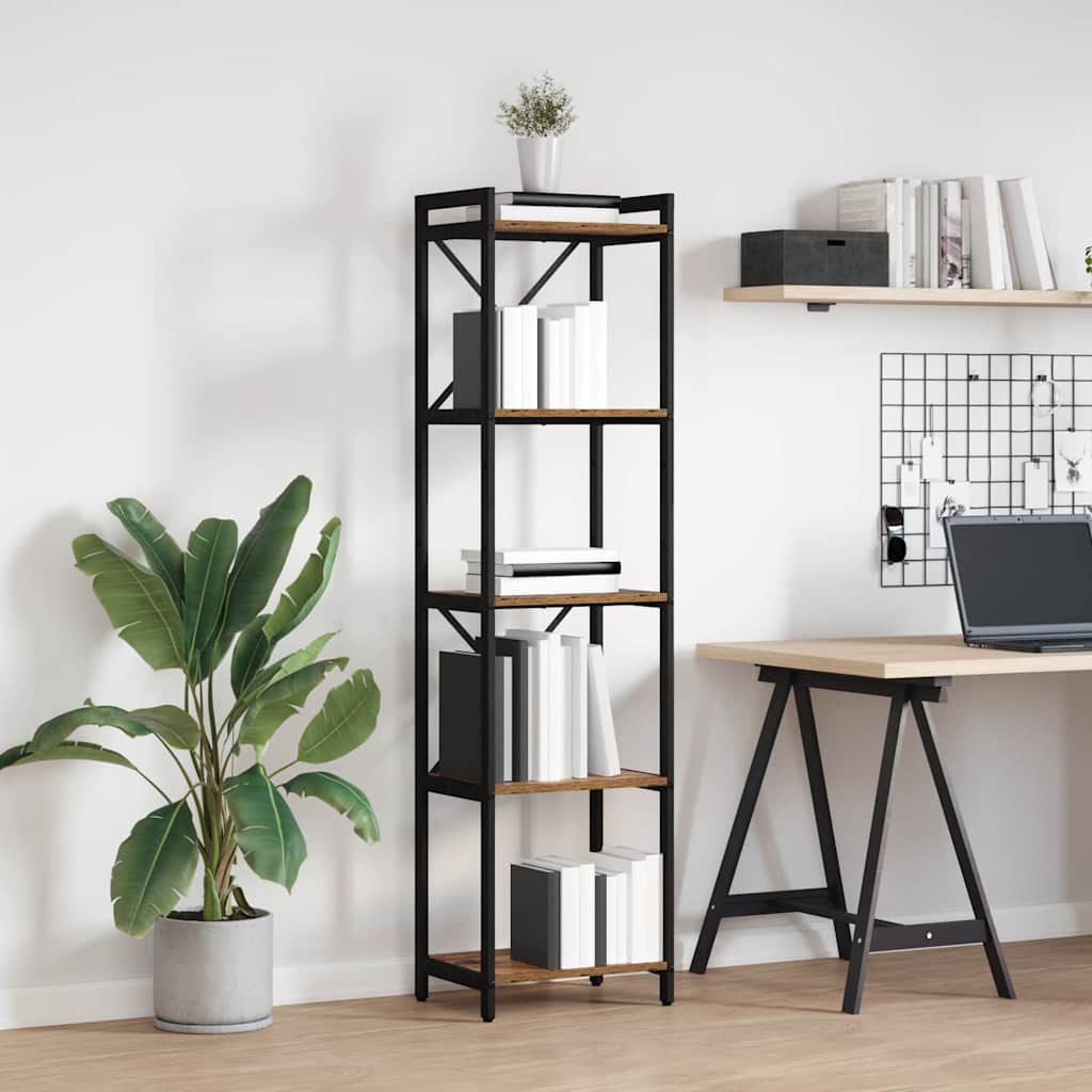 Bücherregal Altholz 40 x 30 x 153 cm Holzwerkstoff