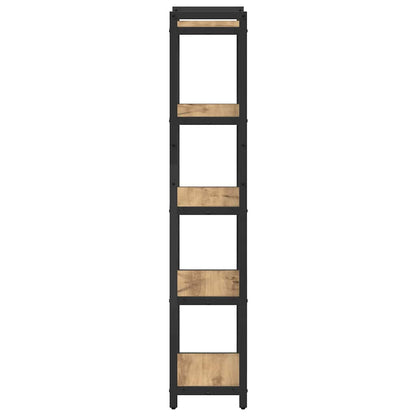 Bücherregal Eiche handwerklich 40 x 30 x 153 cm Holzwerkstoff