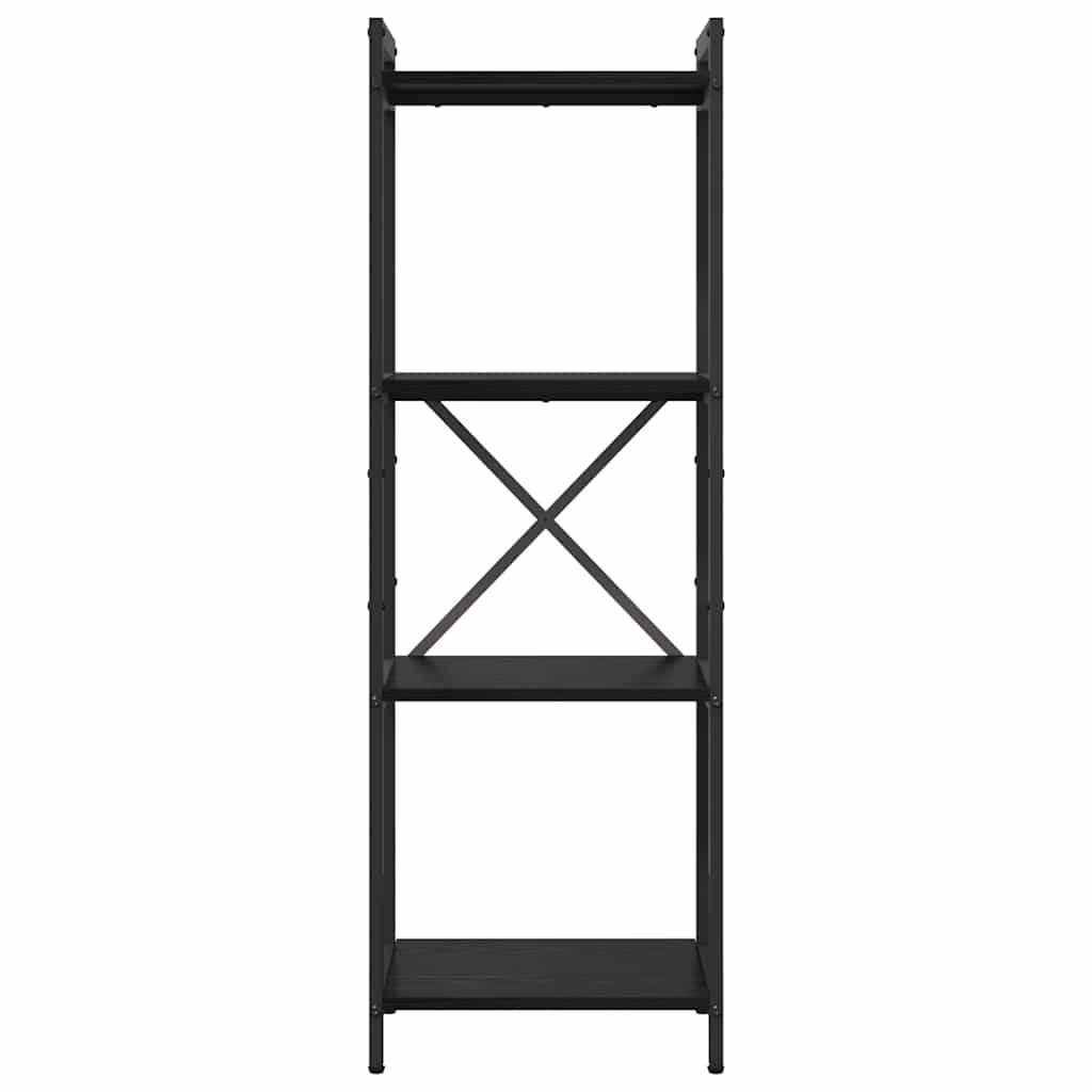 Bücherregal Schwarze Eiche 40 x 30 x 118 cm Holzwerkstoff
