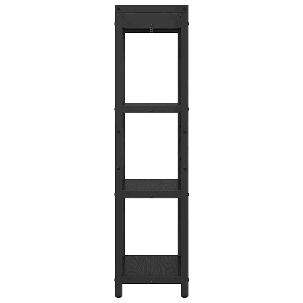 Bücherregal Schwarze Eiche 40 x 30 x 118 cm Holzwerkstoff