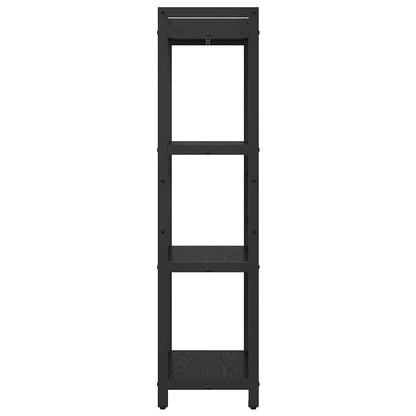 Bücherregal Schwarze Eiche 40 x 30 x 118 cm Holzwerkstoff