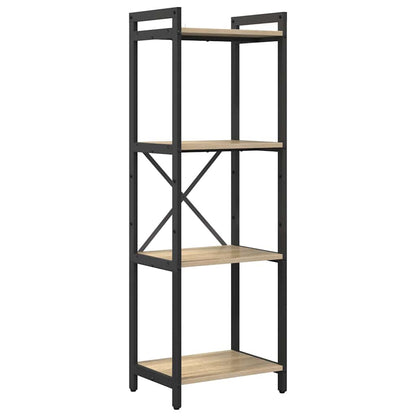 Bücherregal Sonoma Eiche 40 x 30 x 118 cm Holzwerkstoff
