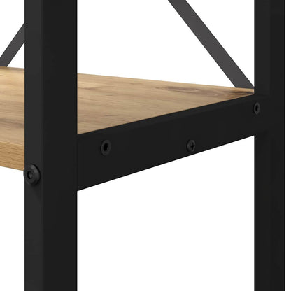 Bücherregal Eiche handwerklich 40 x 30 x 118 cm Holzwerkstoff