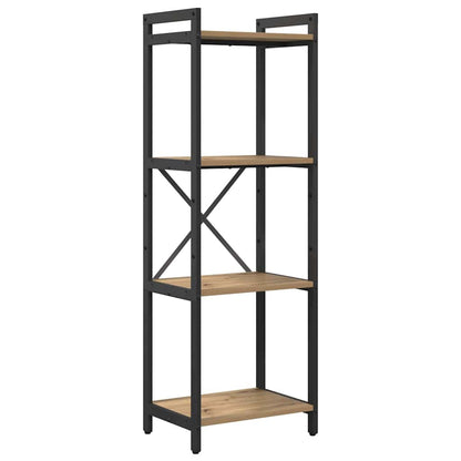 Bücherregal Eiche handwerklich 40 x 30 x 118 cm Holzwerkstoff
