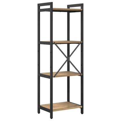Bücherregal Eiche handwerklich 40 x 30 x 118 cm Holzwerkstoff