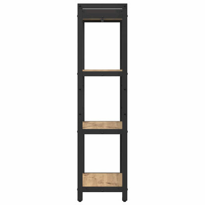 Bücherregal Eiche handwerklich 40 x 30 x 118 cm Holzwerkstoff