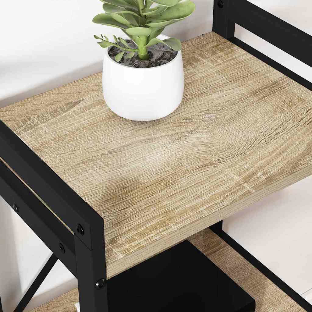 Bücherregal Sonoma Eiche 40 x 30 x 83 cm Holzwerkstoff