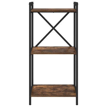 Bücherregal Räuchereiche 40 x 30 x 83 cm Holzwerkstoff