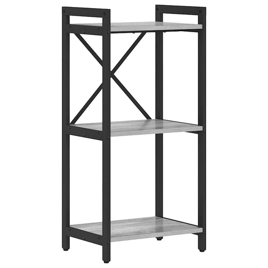 Bücherregal Grau Sonoma 40 x 30 x 83 cm Holzwerkstoff