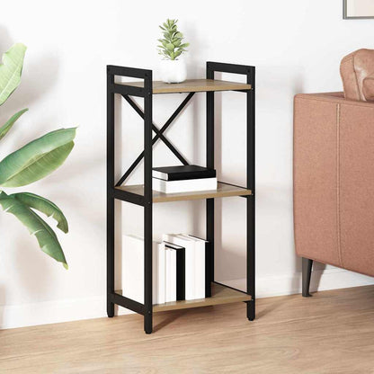 Bücherregal Eiche handwerklich 40 x 30 x 83 cm Holzwerkstoff