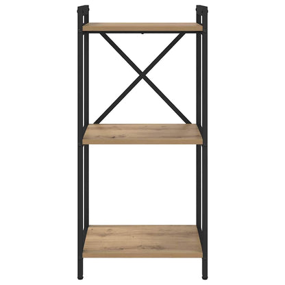 Bücherregal Eiche handwerklich 40 x 30 x 83 cm Holzwerkstoff