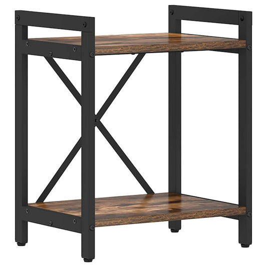 Bücherregal Räuchereiche 40 x 30 x 48,5 cm Holzwerkstoff