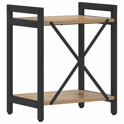 Bücherregal Eiche handwerklich 40 x 30 x 48,5 cm Holzwerkstoff