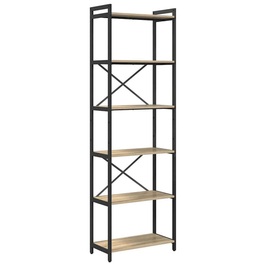 Bücherregal Sonoma Eiche 60 x 30 x 188 cm Holzwerkstoff