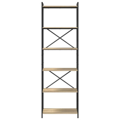 Bücherregal Sonoma Eiche 60 x 30 x 188 cm Holzwerkstoff