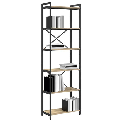 Bücherregal Sonoma Eiche 60 x 30 x 188 cm Holzwerkstoff