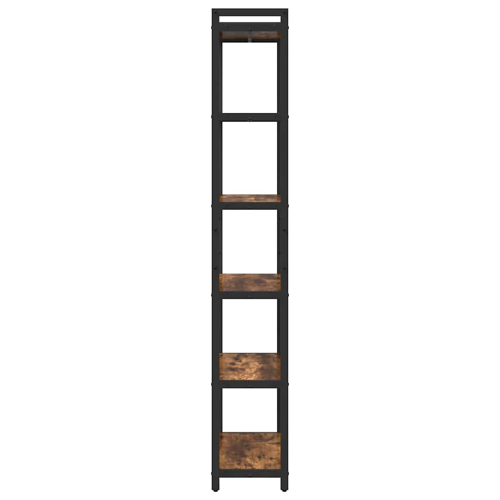 Bücherregal Räuchereiche 60 x 30 x 188 cm Holzwerkstoff