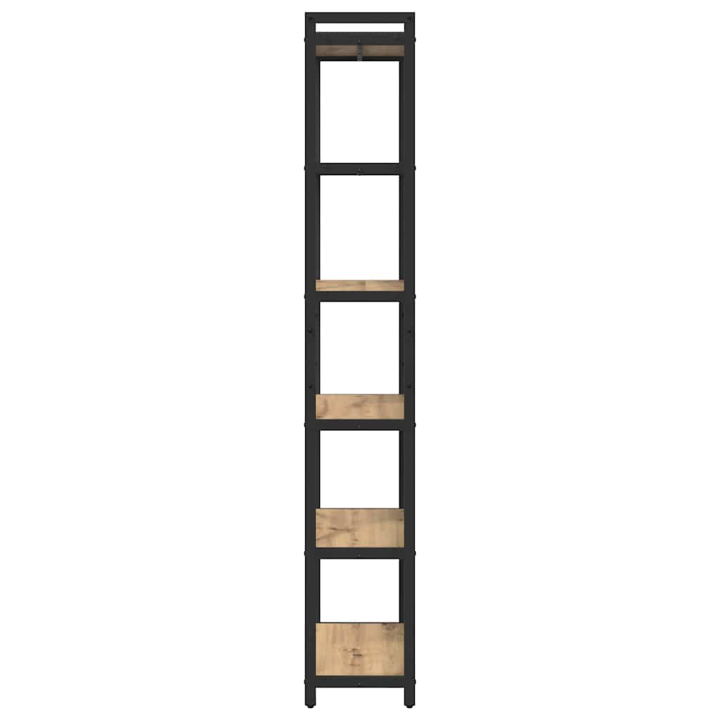 Bücherregal Eiche handwerklich 60 x 30 x 188 cm Holzwerkstoff