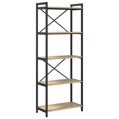 Bücherregal Sonoma Eiche 60 x 30 x 153 cm Holzwerkstoff