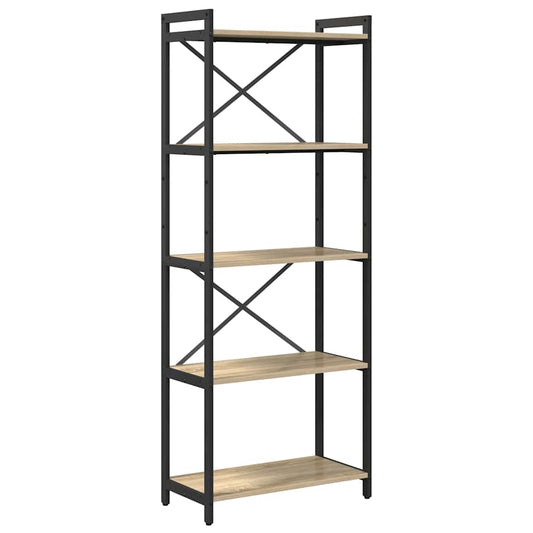 Bücherregal Sonoma Eiche 60 x 30 x 153 cm Holzwerkstoff