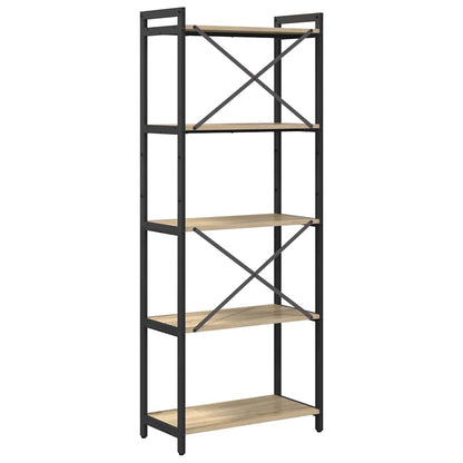 Bücherregal Sonoma Eiche 60 x 30 x 153 cm Holzwerkstoff