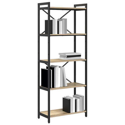 Bücherregal Sonoma Eiche 60 x 30 x 153 cm Holzwerkstoff