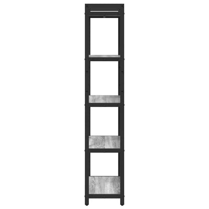 Bücherregal Grau Sonoma 60 x 30 x 153 cm Holzwerkstoff