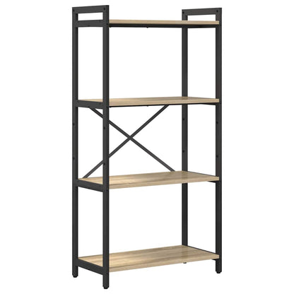 Bücherregal Sonoma Eiche 60 x 30 x 118 cm Holzwerkstoff