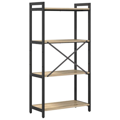 Bücherregal Sonoma Eiche 60 x 30 x 118 cm Holzwerkstoff