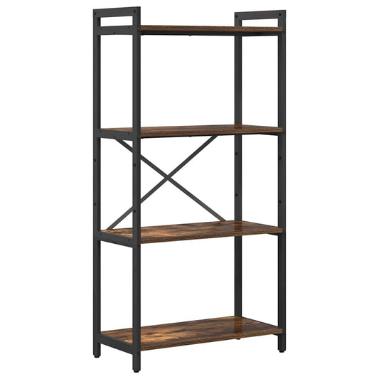 Bücherregal Räuchereiche 60 x 30 x 118 cm Holzwerkstoff