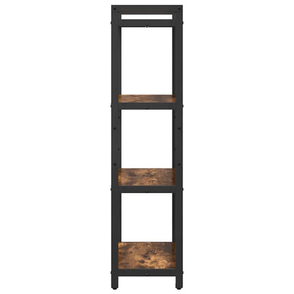 Bücherregal Räuchereiche 60 x 30 x 118 cm Holzwerkstoff