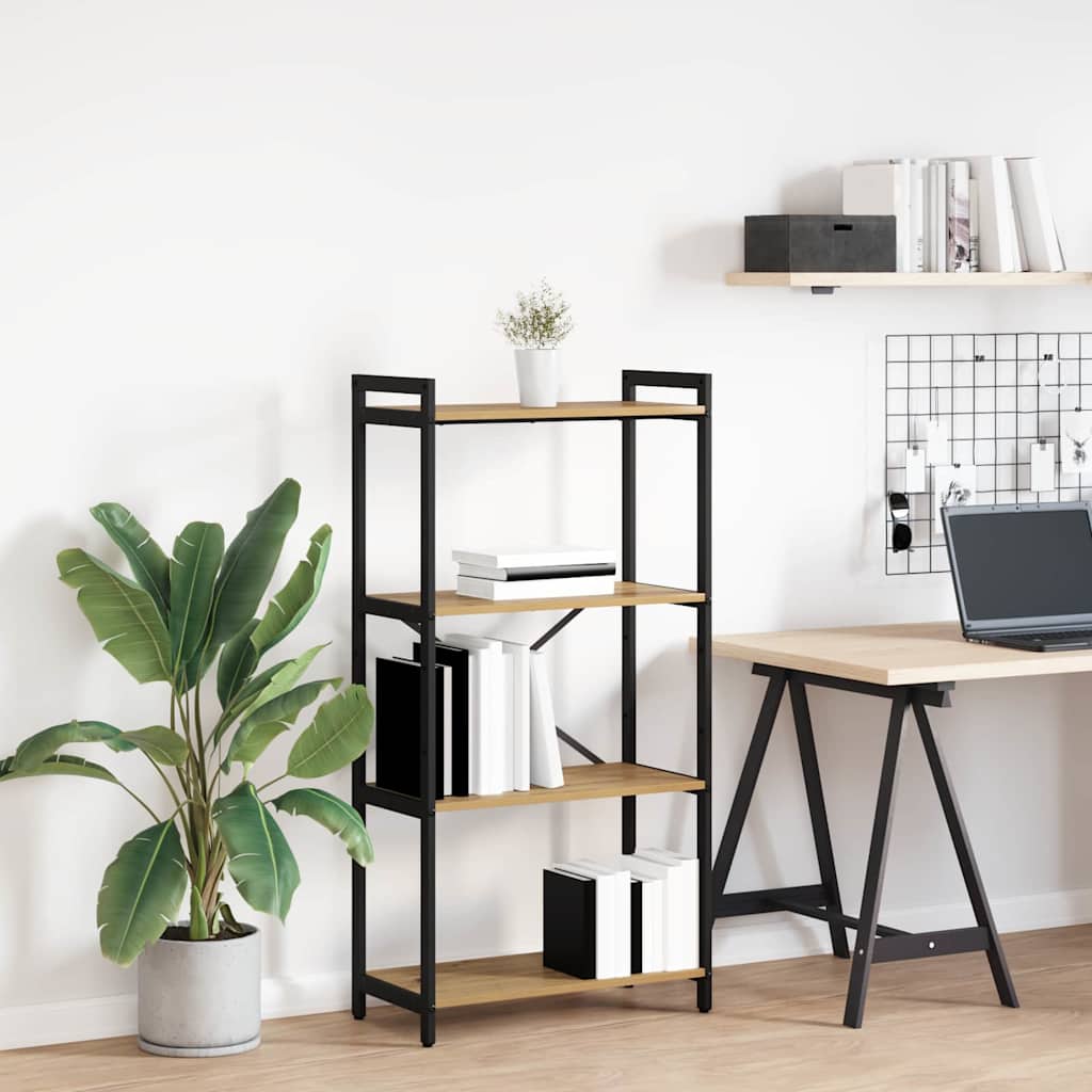 Bücherregal Eiche handwerklich 60 x 30 x 118 cm Holzwerkstoff