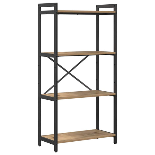 Bücherregal Eiche handwerklich 60 x 30 x 118 cm Holzwerkstoff