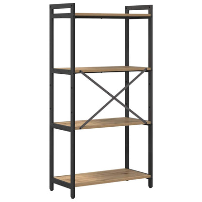 Bücherregal Eiche handwerklich 60 x 30 x 118 cm Holzwerkstoff