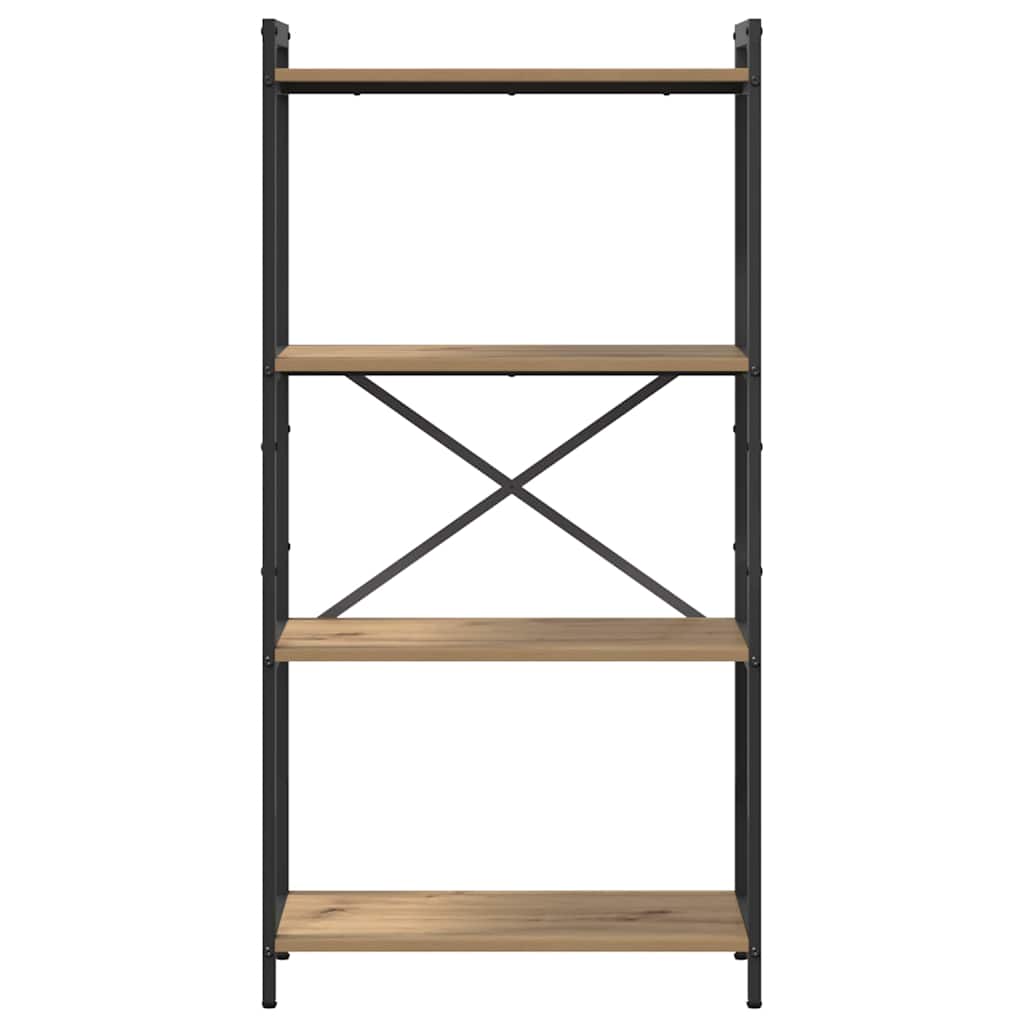Bücherregal Eiche handwerklich 60 x 30 x 118 cm Holzwerkstoff