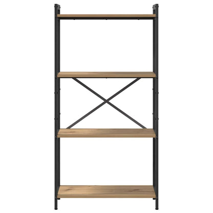 Bücherregal Eiche handwerklich 60 x 30 x 118 cm Holzwerkstoff