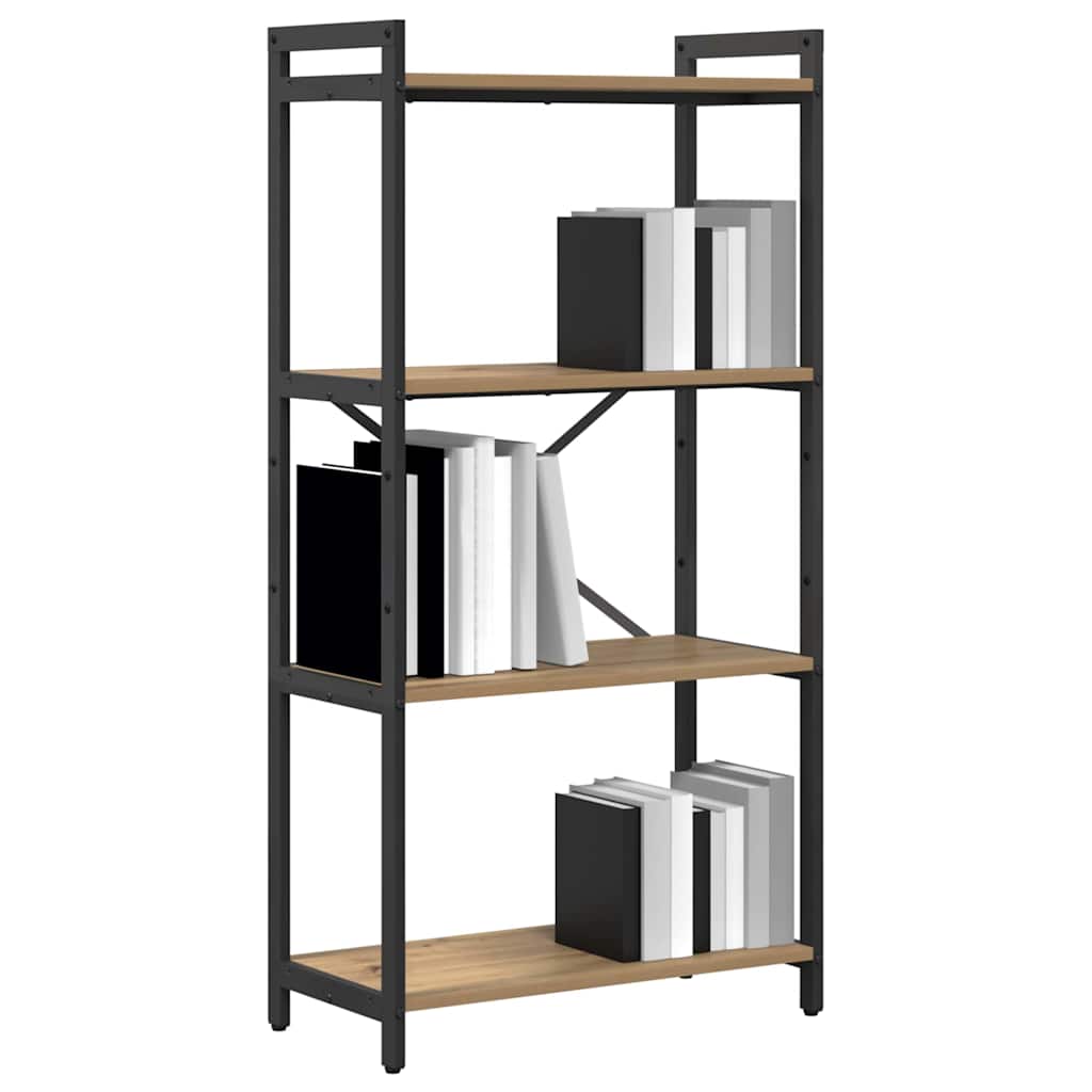 Bücherregal Eiche handwerklich 60 x 30 x 118 cm Holzwerkstoff