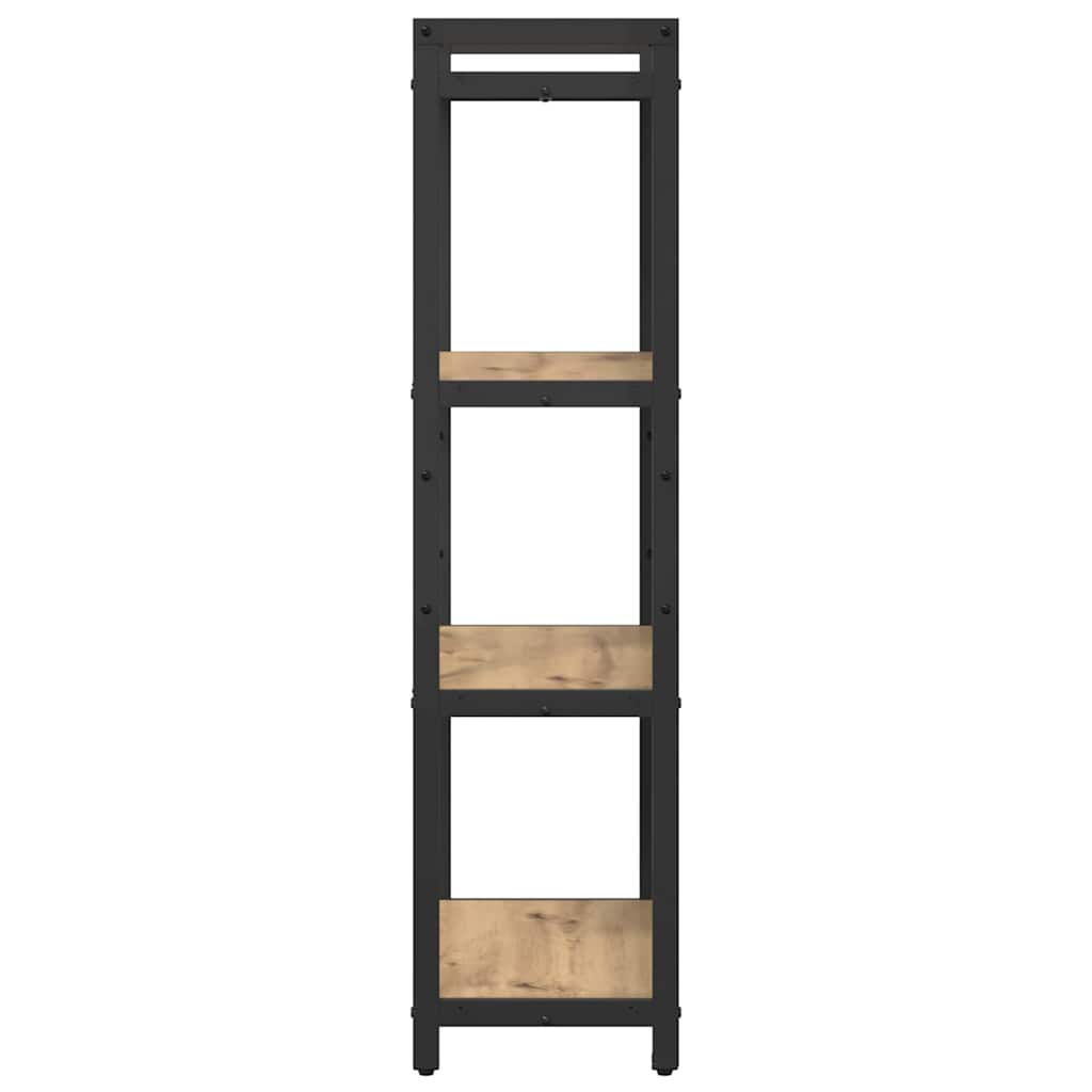 Bücherregal Eiche handwerklich 60 x 30 x 118 cm Holzwerkstoff