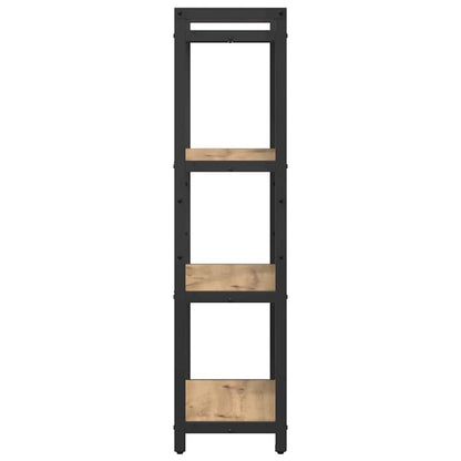 Bücherregal Eiche handwerklich 60 x 30 x 118 cm Holzwerkstoff